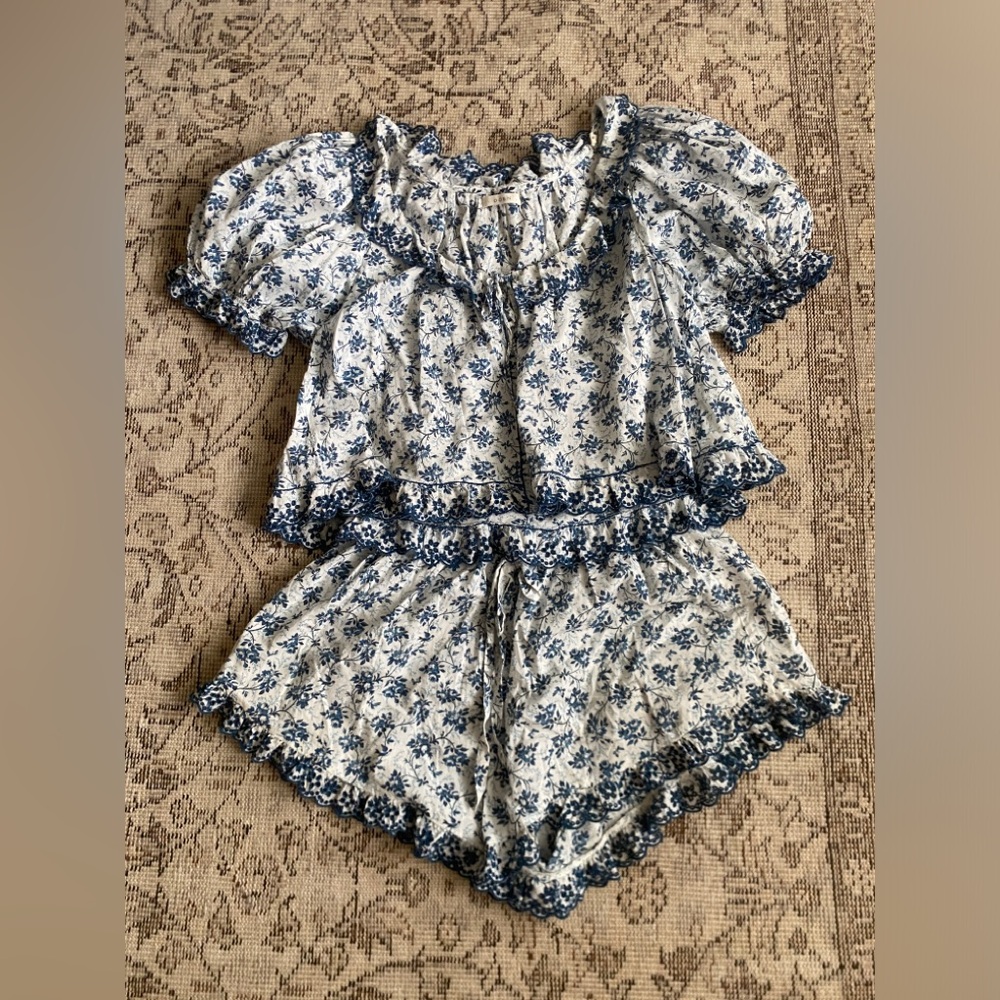 Doen Lazuli Set in Songbird Toile
